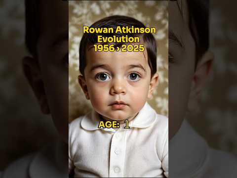 The Evolution of Rowan Atkinson: Age 1 to 70! (AI-Generated)