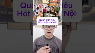 Quán bún Riêu hót nhất Hà Nội ?? #tintuc #taichinh #hanoi