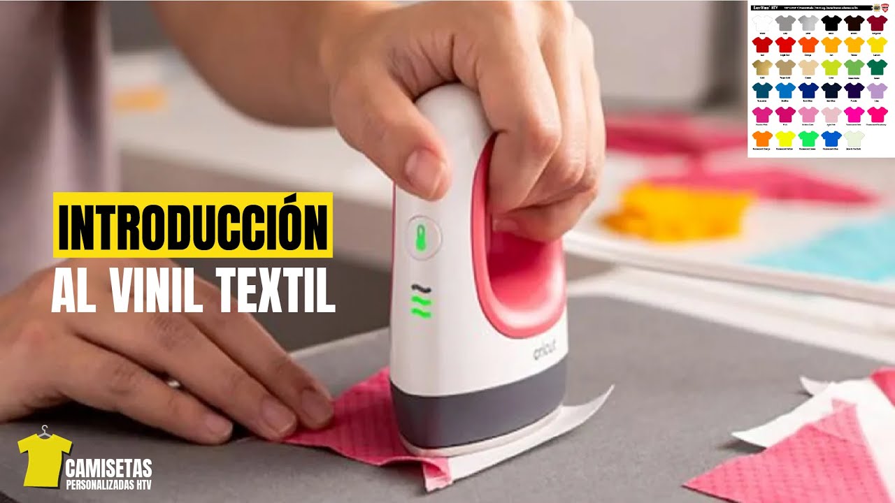 Curso de estampado: Vinil textil para principiantes 2025 (Gratis)