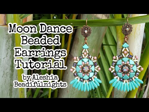 Moon Dance Beaded Earrings Tutorial