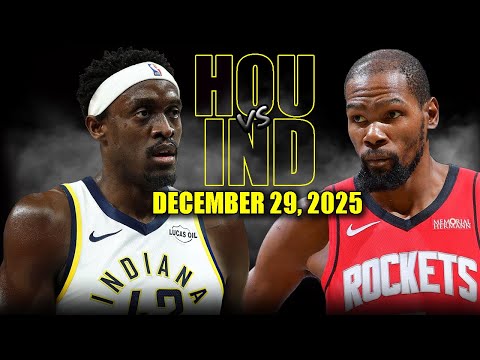 Houston Rockets vs Indiana Pacers Full Game Highlights – December 29, 2025 | NBA Season