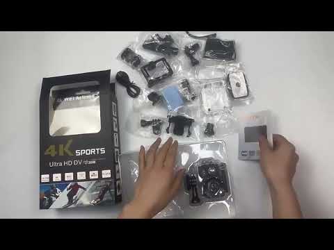 Câmera Filmadora Sport 4k Ultra Hd Wi-fi Capacete Mergulho