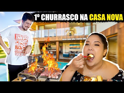 Primeiro Churrasco Na CASA NOVA | Jeru e Cheru