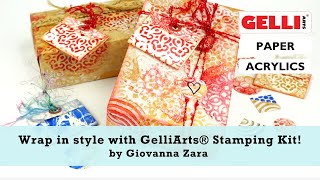 GELLI ARTS STAMPING AND PRINTING KIT - KIT D'IMPRESSION
