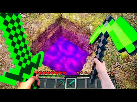 Realistic Nether Portal POV - God of Creation in Real Life