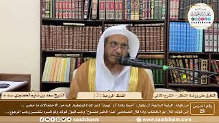 صورة 29 - التعليق على روضة الناظر (الشرح الثاني) - ألفاظ الرواية ( 2 ) - الشيخ سعد الحضيري
