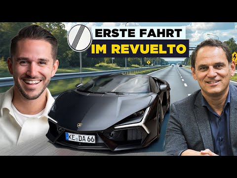 Erste Fahrt im Lamborghini Revuelto! | 300km/h mit meinem Vater auf der Autobahn 🚀