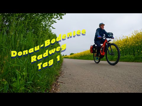 Donau - Bodensee Radweg Tag 1 Von Ulm nach Bad Waldsee mit dem E-Bike