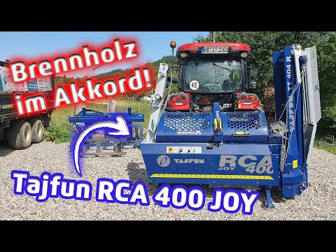 Brennholz im Akkord! | Tajfun RCA 400 JOY | Vorstellung + Test