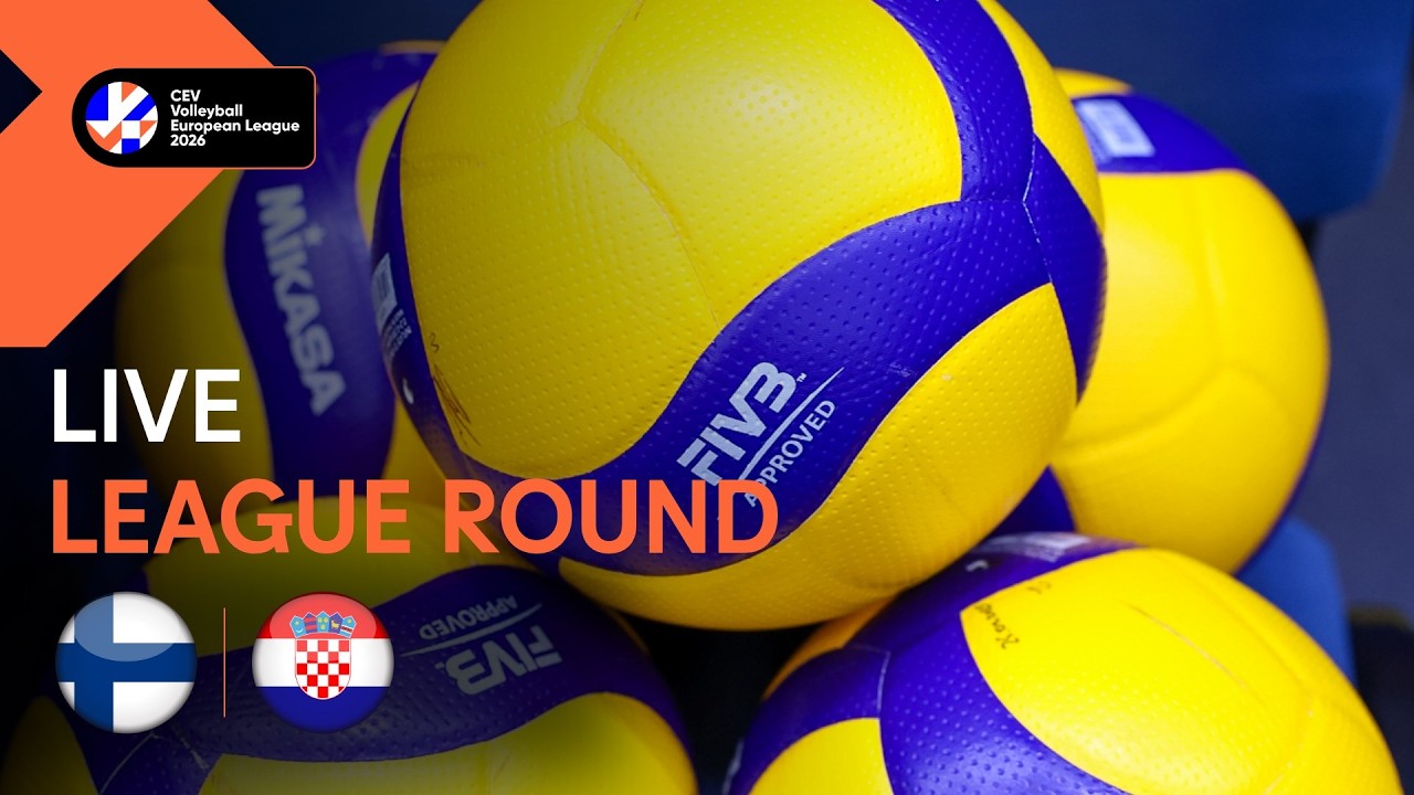 LIVE | Finland vs. Croatia | CEV Volleyball European League 2026 | Men