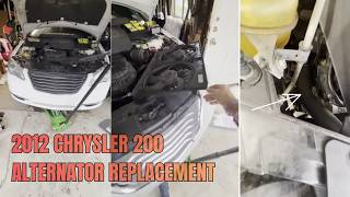 Chrysler 200 3.6L Alternator Replacement - Get the FAN out!