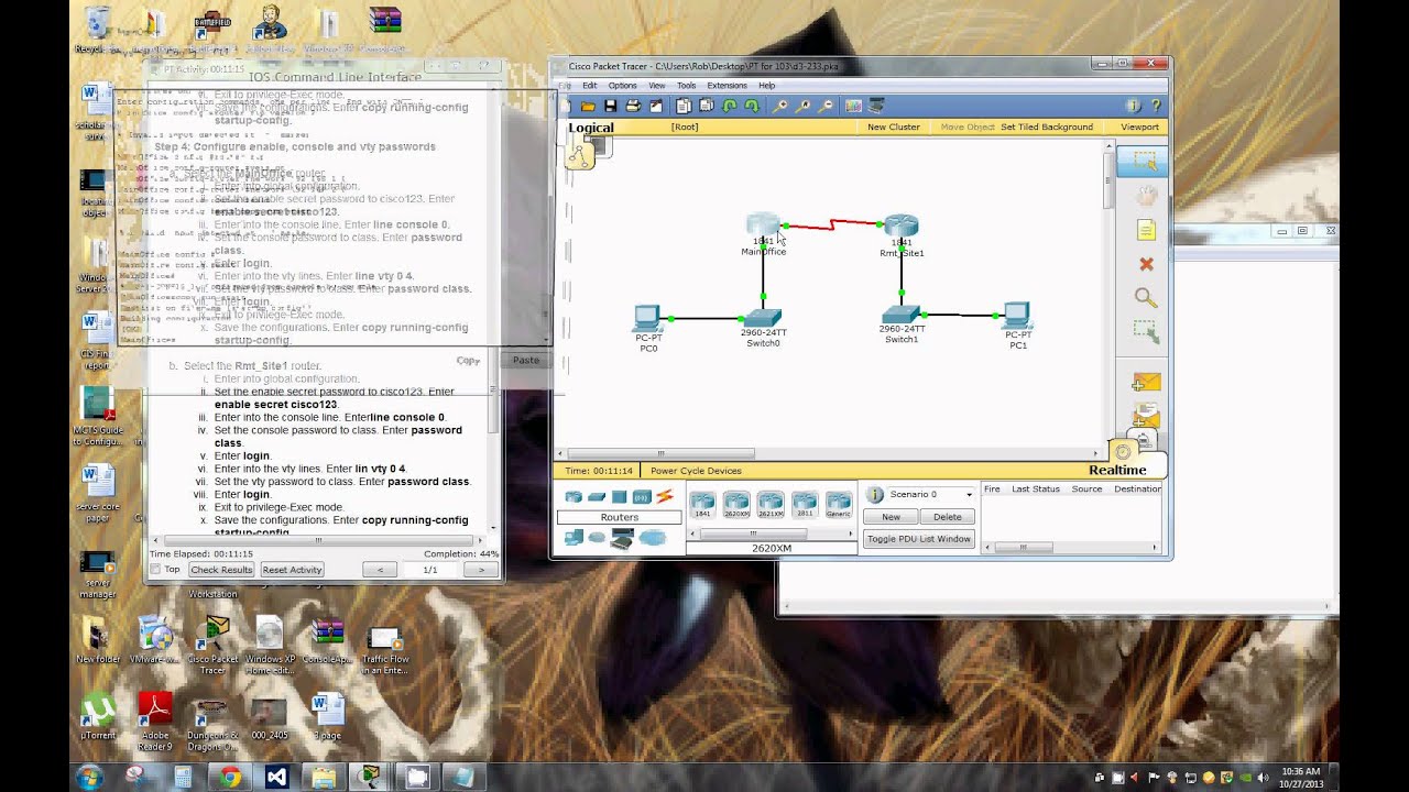 Basic Router Configuration Using CLI
