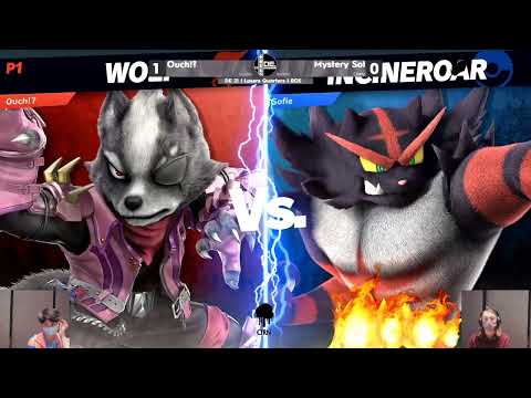 Domino Effect 21 - Mystery Sol (Incineroar) vs. Ouch! (Wolf) - Ultimate Loser's Quarters