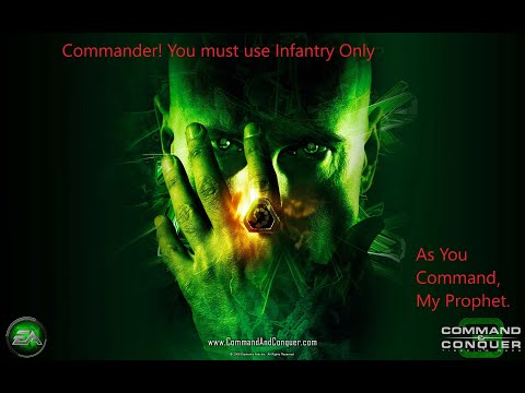 C&C 3: Tiberium Wars - NOD Part 1 Infantry only Hard Campaign