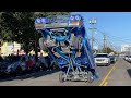 LOWRIDER CARS HOPPING AND 3 WHEELING in Los Angeles California