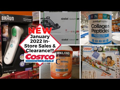 NEW January 2022 In-Store Sales and Clearance at Costco!!! | Health & Fitness | Toys, & More!!!