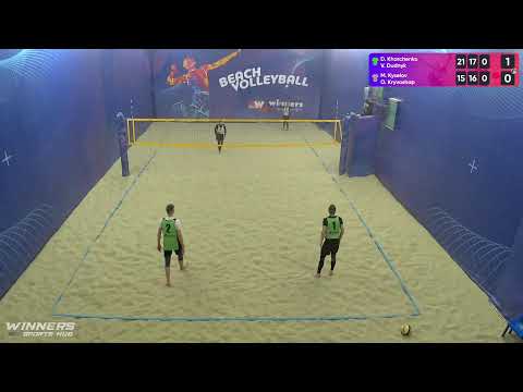 02:15 D. Kharchenko / V. Dudnyk - M. Kyselov / O. Kryvoshap 25.01.2023 | Winners Beach Volleyball