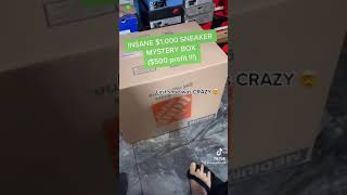 Unboxing the craziest $1,000 mystery box from a sneaker reseller on Instagram!! #shorts
