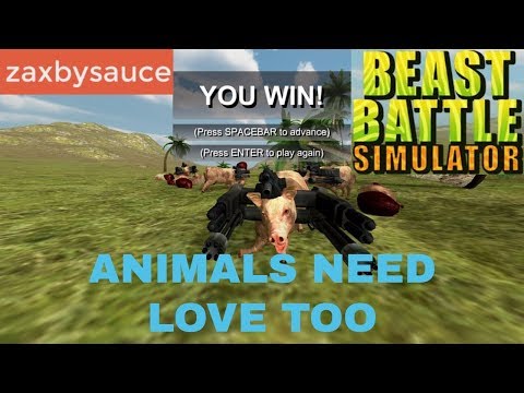 PIGS VS A TREX - BEAST BATTLE SIMULATOR