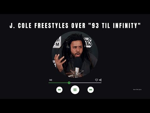 J  Cole Freestyles Over 93 Til Infinity & Mike Jones' Still Tippin   L A  Leakers Freestyle #108