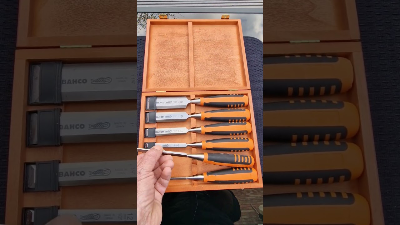 I GOT A NEW CHISEL SET #SHORTS #CONSTRUCTION #EUROPE #UK #USA #CARPENTRY #BUILDING #BAHCOCHISELSET
