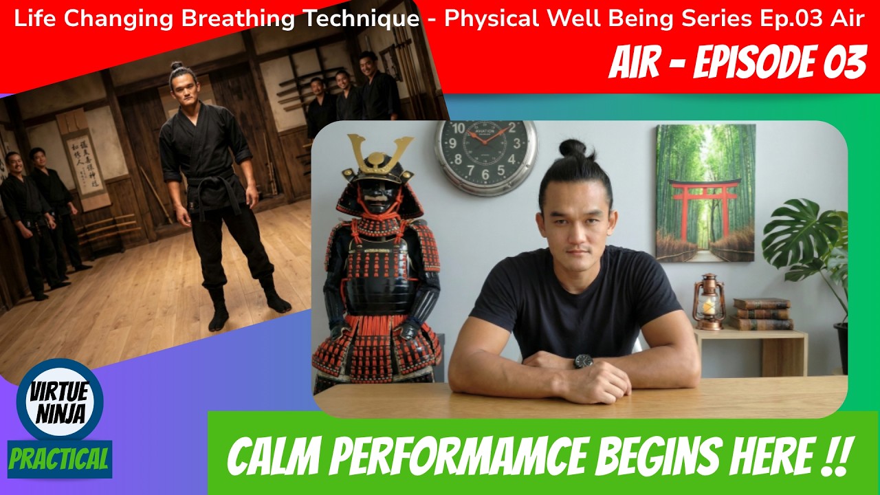 Anxiety banished! Calm performance begins here  - Physical Well Being - Air Ep.03 #breathingstyle