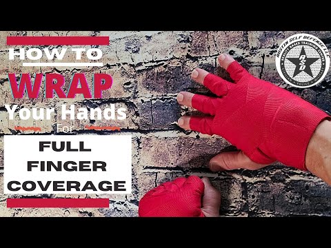HAND WRAPS / Wrapping for Boxing, Kickboxing, Krav Maga / Full finger coverage