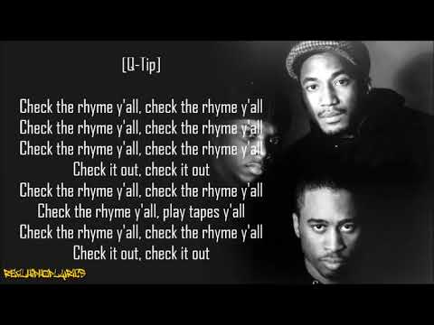 A Tribe Called Quest - Check the Rhime (Lyrics)