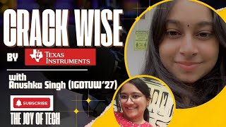 Grab internship at Texas Instruments through WISE🔥