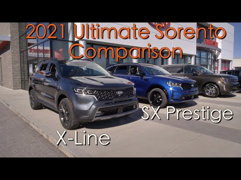 2021 Kia Sorento X Line & SX Prestige Comparison|Parkside Kia