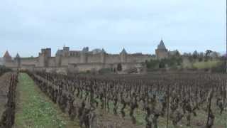 Carcassonne la Cité pris par Simon de Montfort des Montagnes Forts d`Octogon des Templiers