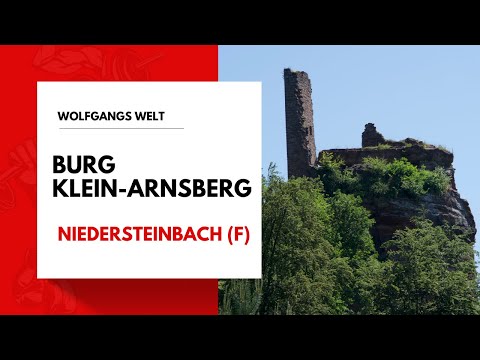Burgruine Klein-Arnsberg (Le Petit Arnsbourg) in Niedersteinbach (Frankreich)