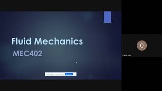 Fluid Mechanics Lecture 01