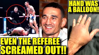Shocking new FOOTAGE of Insane Max Holloway's KO of Justin Gaethje,Strickland warns Costa,Dr.Bryce