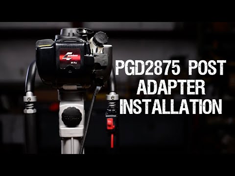 PGD2875 Titan Post Driver Adapter Usage Installation