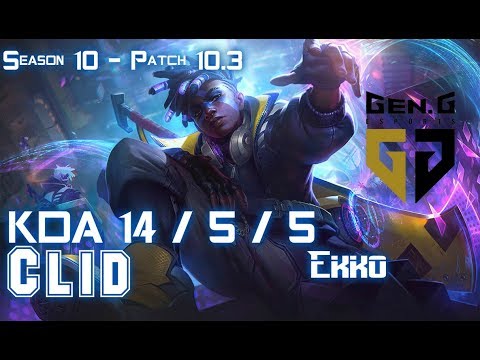 Gen Clid EKKO vs OLAF Jungle - Patch 10.3 KR Ranked