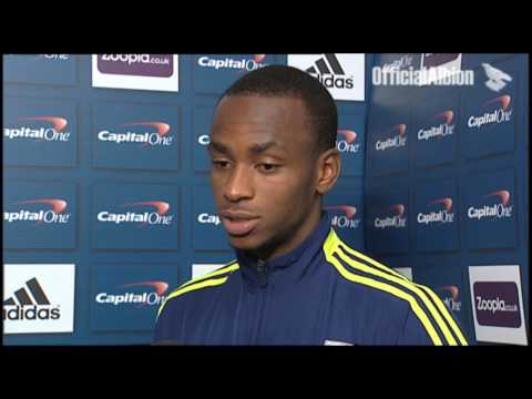 Saido Berahino on Albion's League Cup defeat to Arsenal