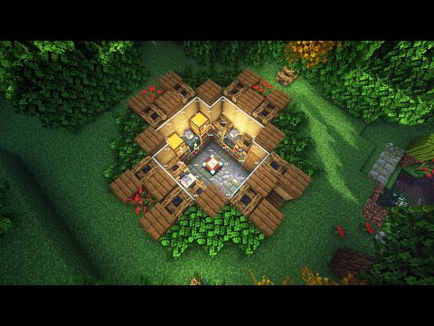 SidioMC - Minecraft Tutorial | How to Build an Underground Enchantment Room - Level 30 Enchanting House #4