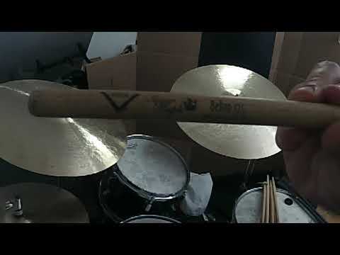 20" 1785g & 22" 2237g over hammered thin jazz rides - mattia bourgis handmade cymbals