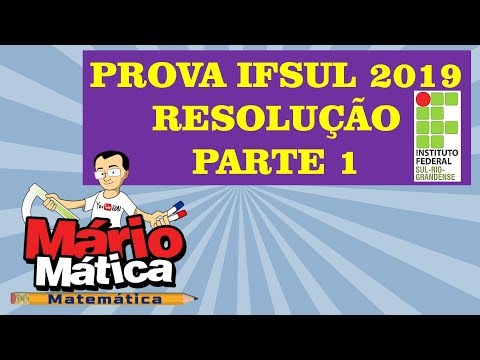 IFSUL 2019 - RESOLUÇÃO DA PROVA : PARTE 1 (QUESTÕES 11 A 15)