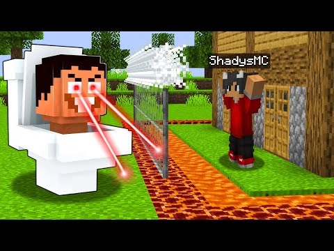 Jeg Beskytter Mit Hus Imod SKIBIDI TOILET I Minecraft!