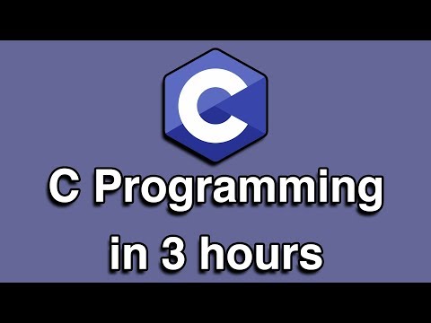 C Programming Crash Course all-in-one Tutorial (3 HOURS!)