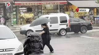 En Çok Yağış Düşen 3. Şehir Düzce Oldu