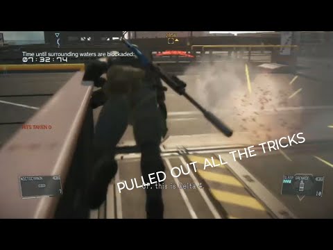 Absolutely Amazing Run On Level 78 Combat Platform With Snipers!  Perfect Stealth.  Mgsv FOB