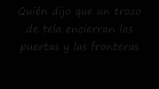 Aterciopelados  Bandera (letra)