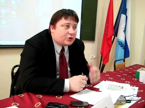 Павел Другов на семинаре