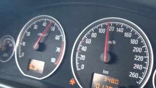 Opel Vectra 2.2 acceleration 0-150