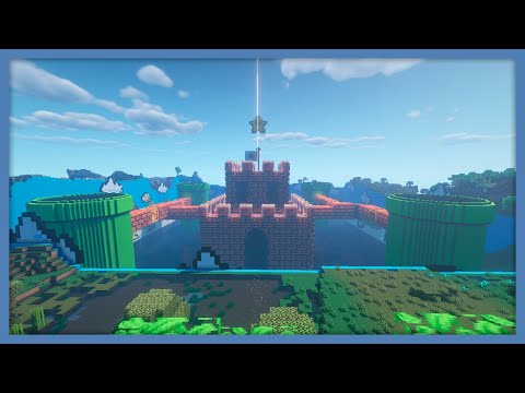 NakahiNui - Minecraft Timelapse | Mario Bros Decoration - Witch Farm [4K 60fps]