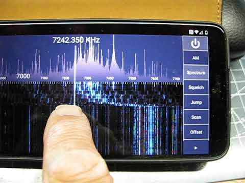 SDR radio on a mobile phone