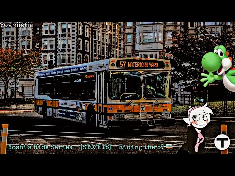 Yoshi & Sarah: The Bestie Race To Boston! | Yoshi's Ride Series {S10-E15} - Riding the 57 🚌 - {MBTA}